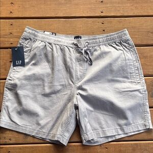 GAP Light Gray Drawstring Shorts